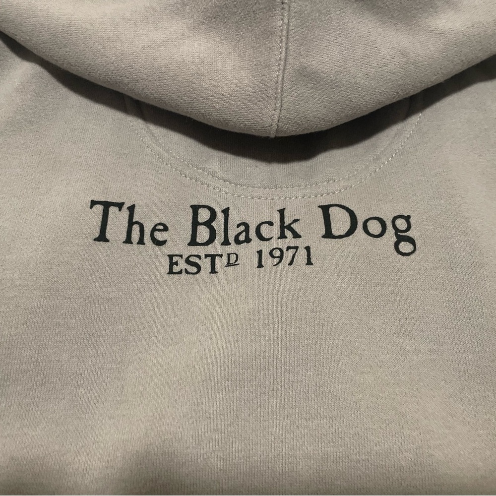 The Black Dog Gray Hoodie Full-Zip Women’s Size M - Picture 6 of 8
